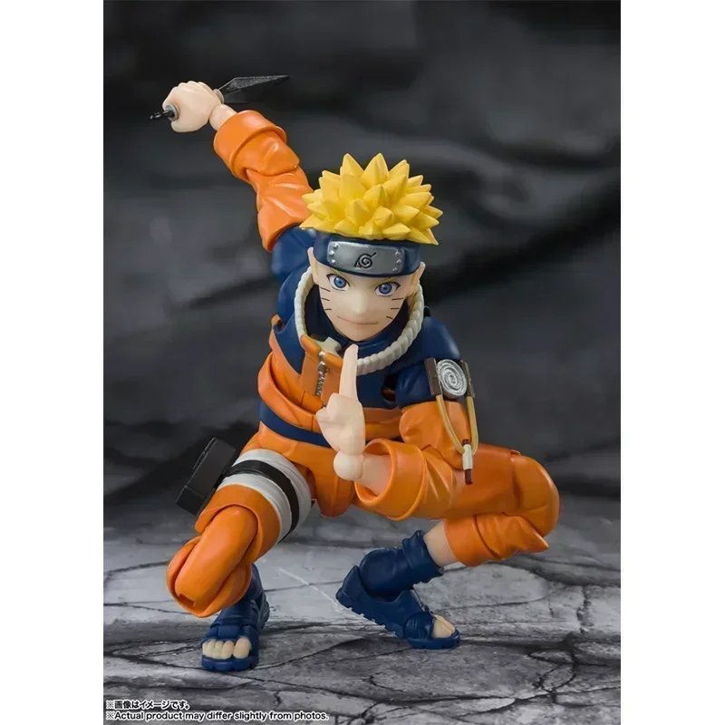 

In Stock Original Bandai Naruto Shippuden SHF Uzumaki Naruto Action Figure Collection Model Toy Decoration Children's Gift