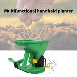 1.5L Handheld Seed Spreader Manual Small Seeder Field Lawn Grass for Gardens Nurseries Lawns Small Farms Gear Adjustable