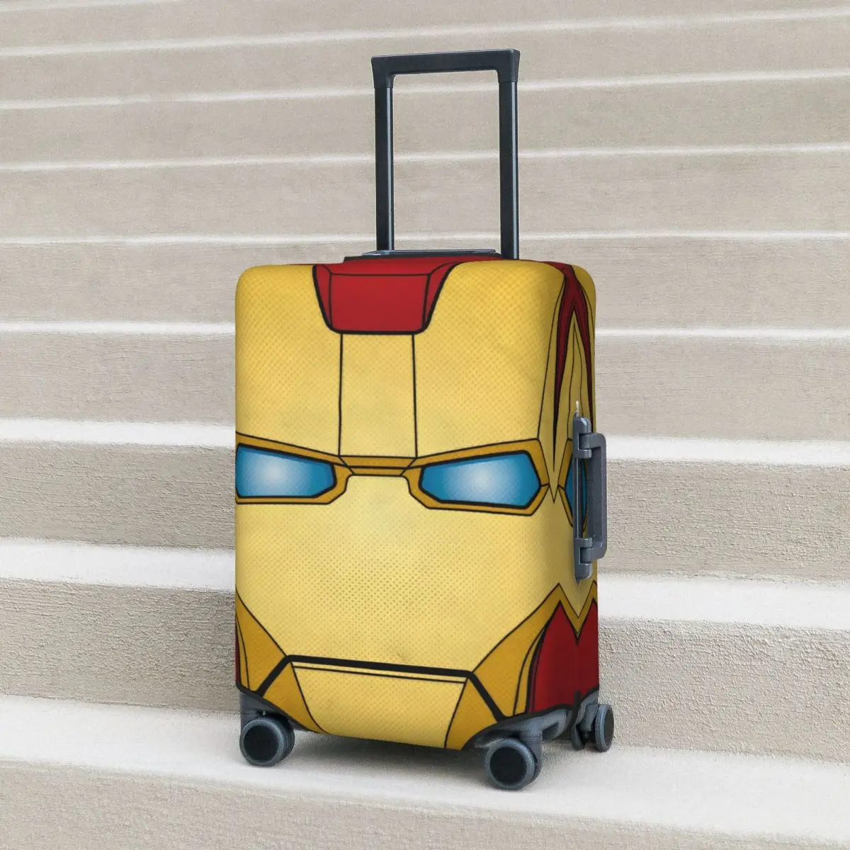 Custom Iron Man 3D Print Suitcase Cover Anime Manga Useful Travel Protector Luggage Accesories Flight