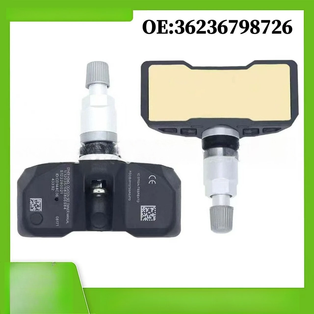 36236798726 4pcs Tire Pressure Sensor for BMW 1 3 5 6 7 SERIES M3 M5 M6 X3 X5 X6 Z4 433MHZ