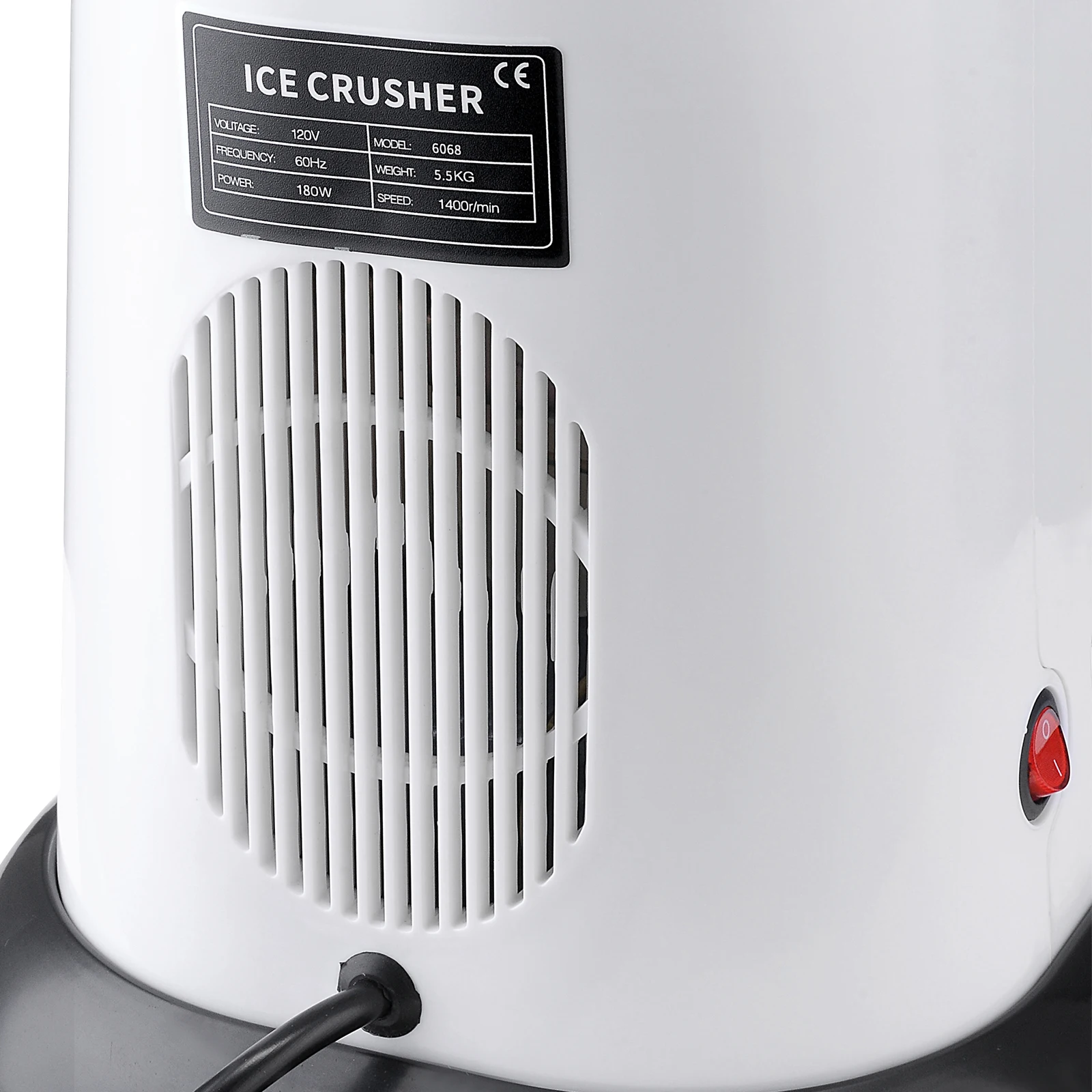 Electric Ice Crusher Machine Professional Ice Shaver Heavy Duty Efficient Perfect for Commercial Kitchens Bars