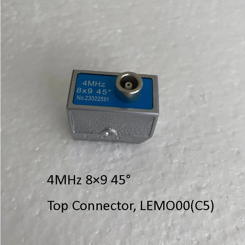 Top connector 4MHz 8x9 8*9 45/60/70 Degree Angle Probe Transducer