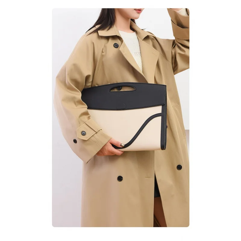 ハイエンドなパリのヴィンテージスタイルを備えた、オーシャンプリントレザー製のファッショナブルなレディースメッセンジャーバッグ ​