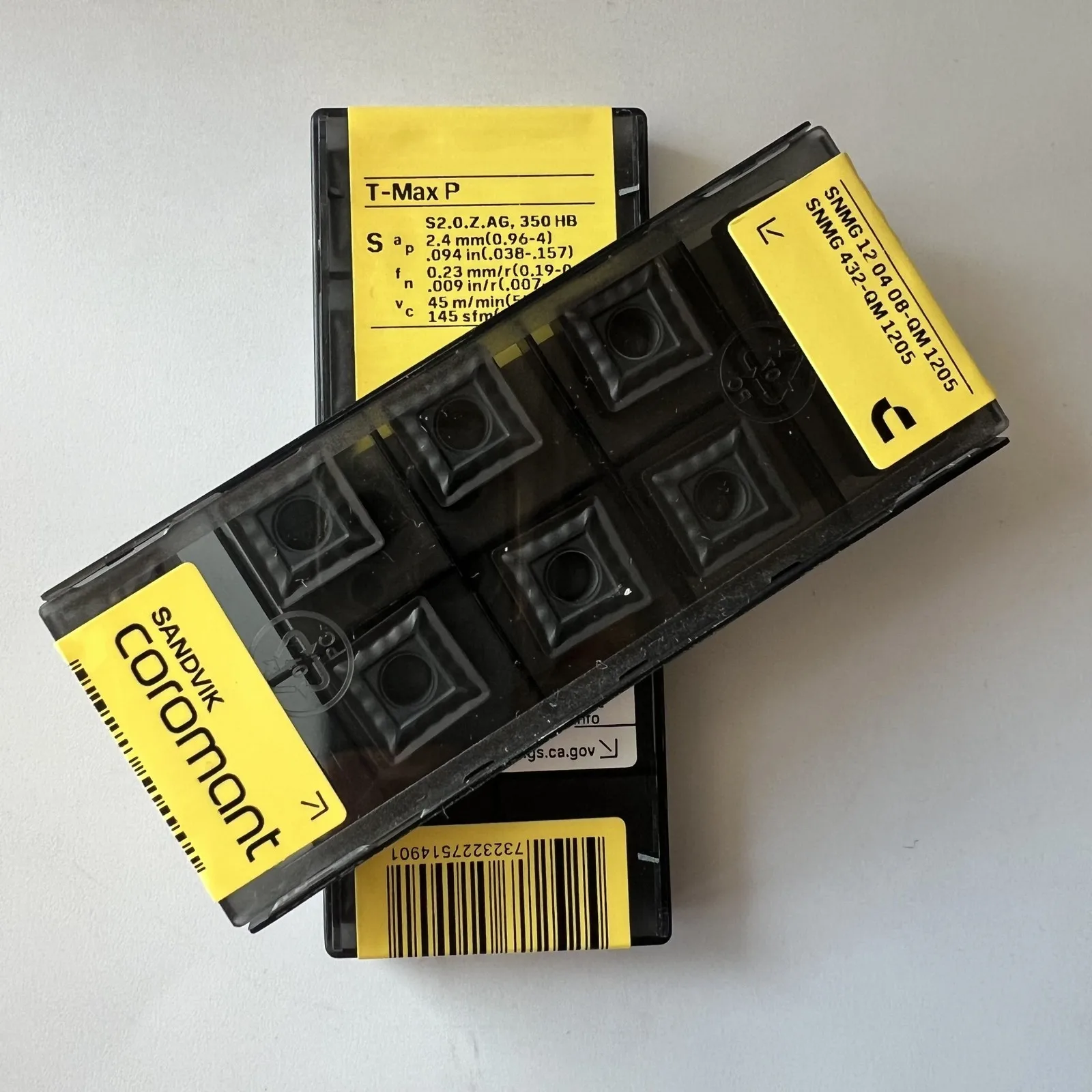 

SANDVIK / SNMG120408-QM 1205 / Сменные пластины из шведского твердого сплава, 10 шт.