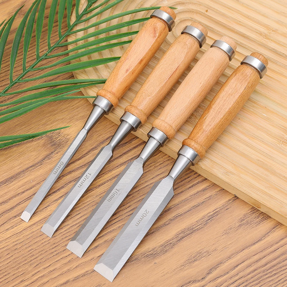 مقبض الخشب نحت إزميل أداة مجموعة الكربون الصلب السكاكين DIY بها بنفسك المهنية النجارة نجار حرفي نحت هدايا المبتدئين #4