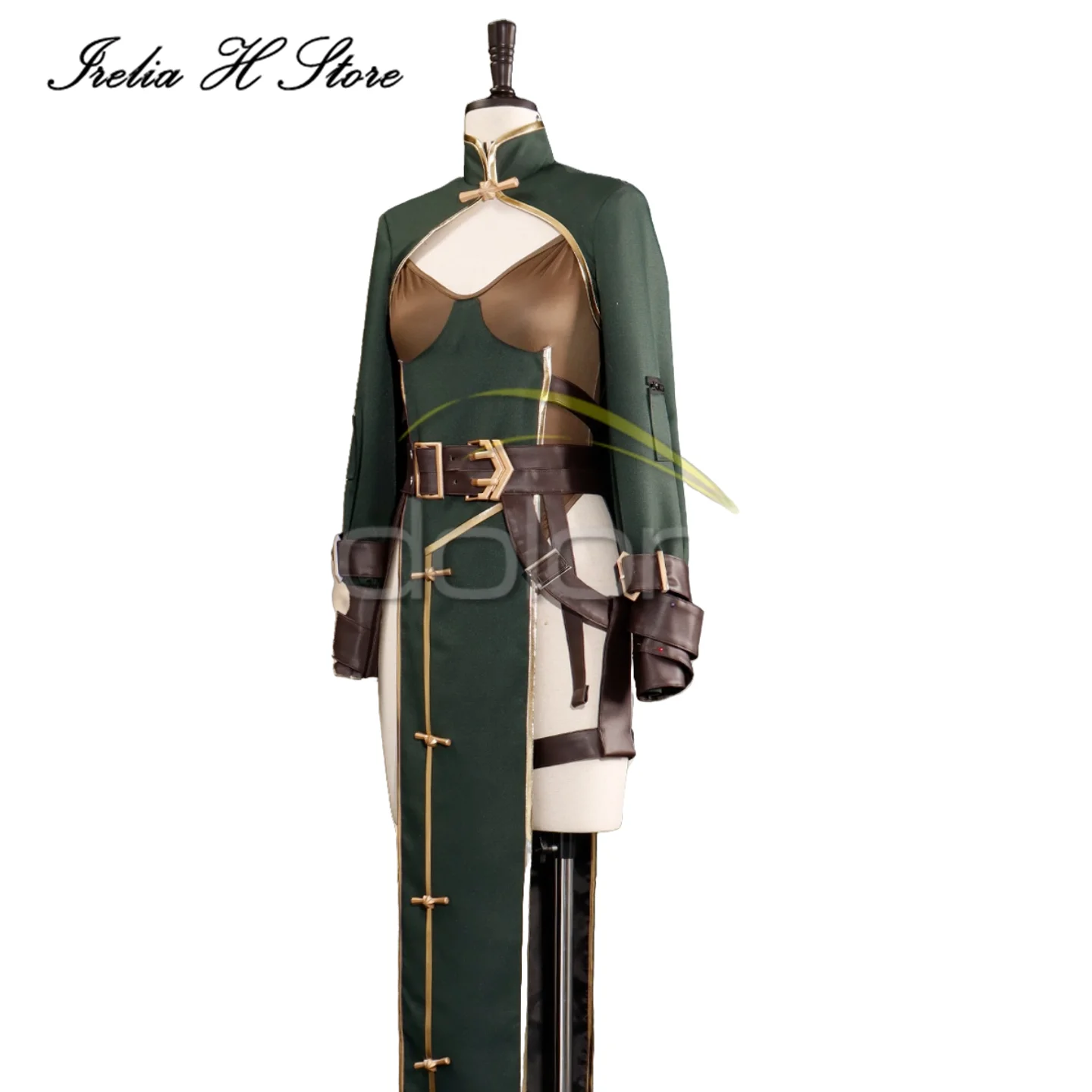 أزياء Irelia H FF14 Queen of Hourne Bliaud التأثيرية فستان Final Fantasy XIV فساتين حفلات الهالوين يمكن صنعها حسب الطلب