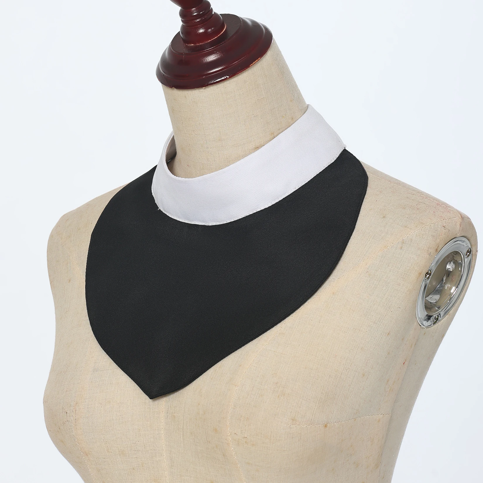 Picture 6: Clergy Shirt Neck Collar Men Women Priest Collar Costumes Accessory for Pastor Pulpit