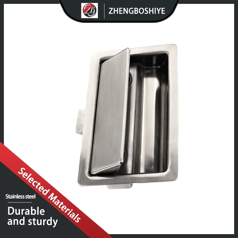 Embedded Square Micro Flat Lock Made Of 304 Stainless Steel Can Be Used For Industrial Cabinet Door Toolbox Activities