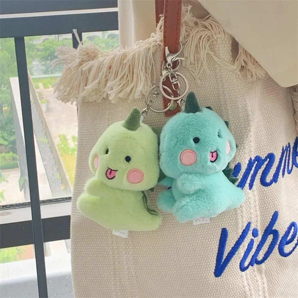 

Cartoon Dinosaur Doll Keychain Ugly and Cute Funny Dinosaur Doll Pendant Plush Soft Dinosaur Plush Keyring Bag Accessories