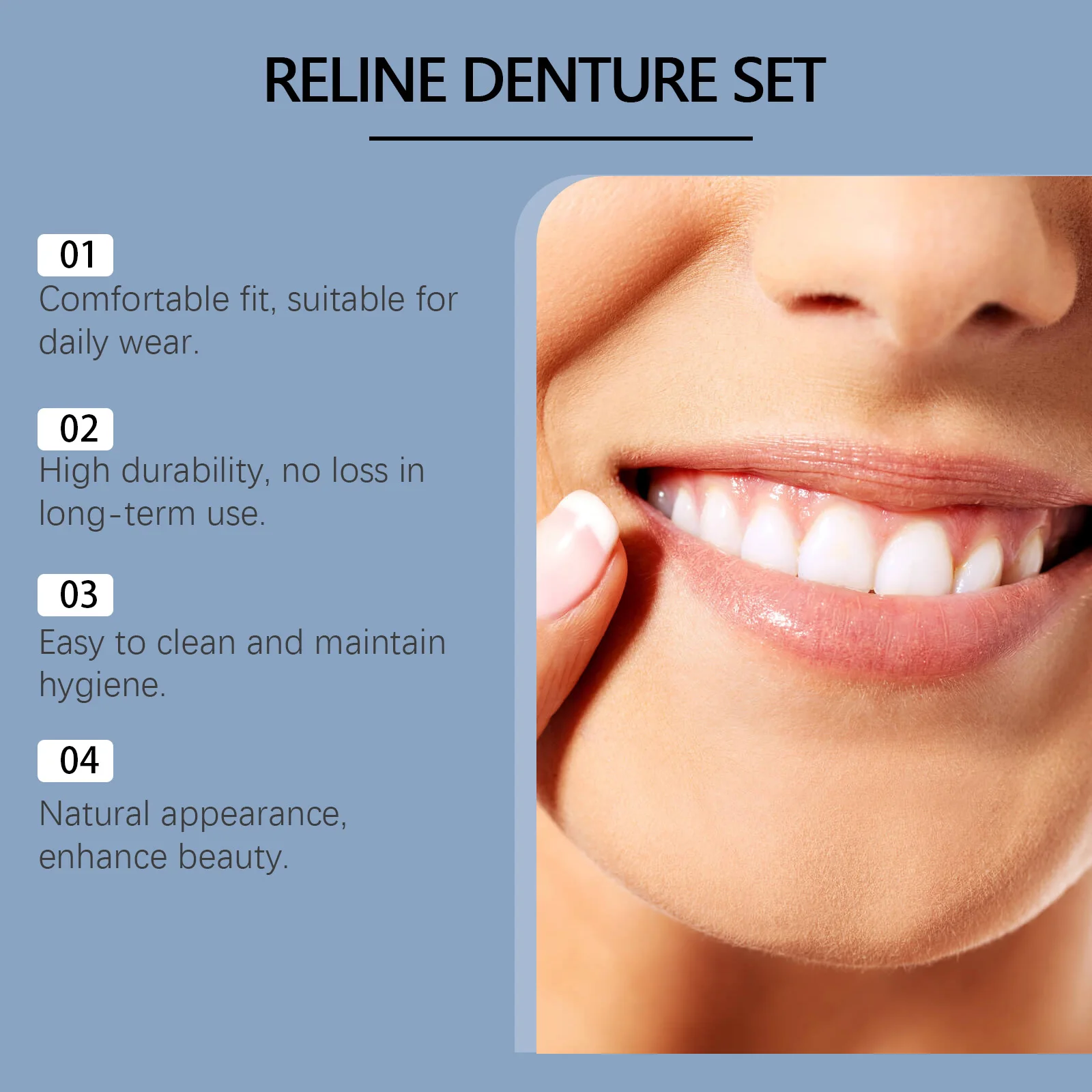 Denti finti Protesi Dente temp - Teeth Whitening Veneers recensione e prezzo
