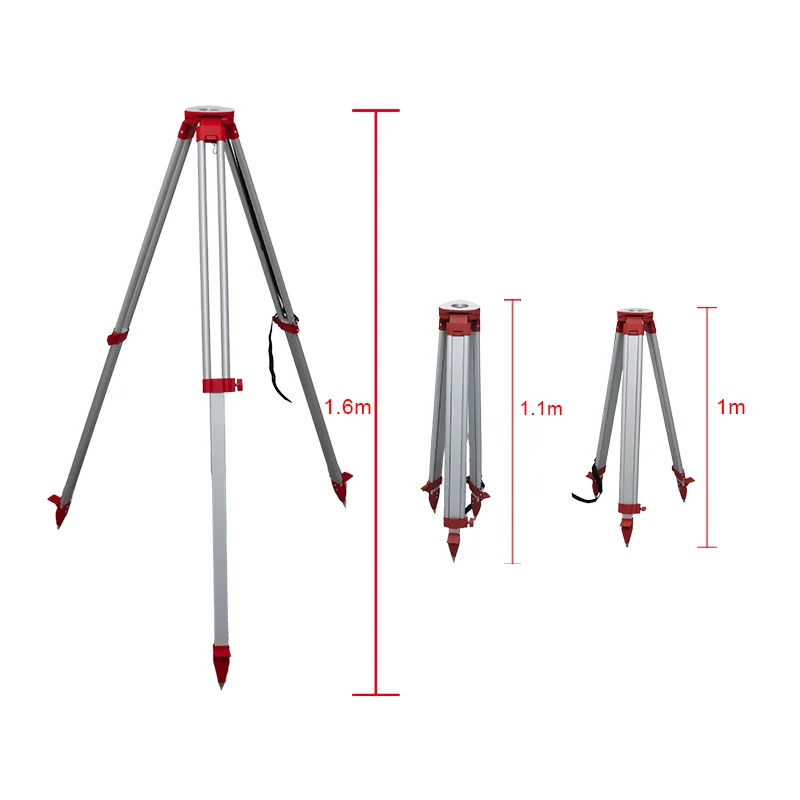 

ZVNAV Portable Operation Oxidation Telescopic Rod Bracket Accessories Aluminium Auto Level Tripod Baking Theodolite Tripod