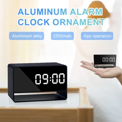 Full HD Digital Clock Cameras Night Vision App Wifi Remote Monitoring Motion Detection Auto Loop Recording Mini Home Camcorders