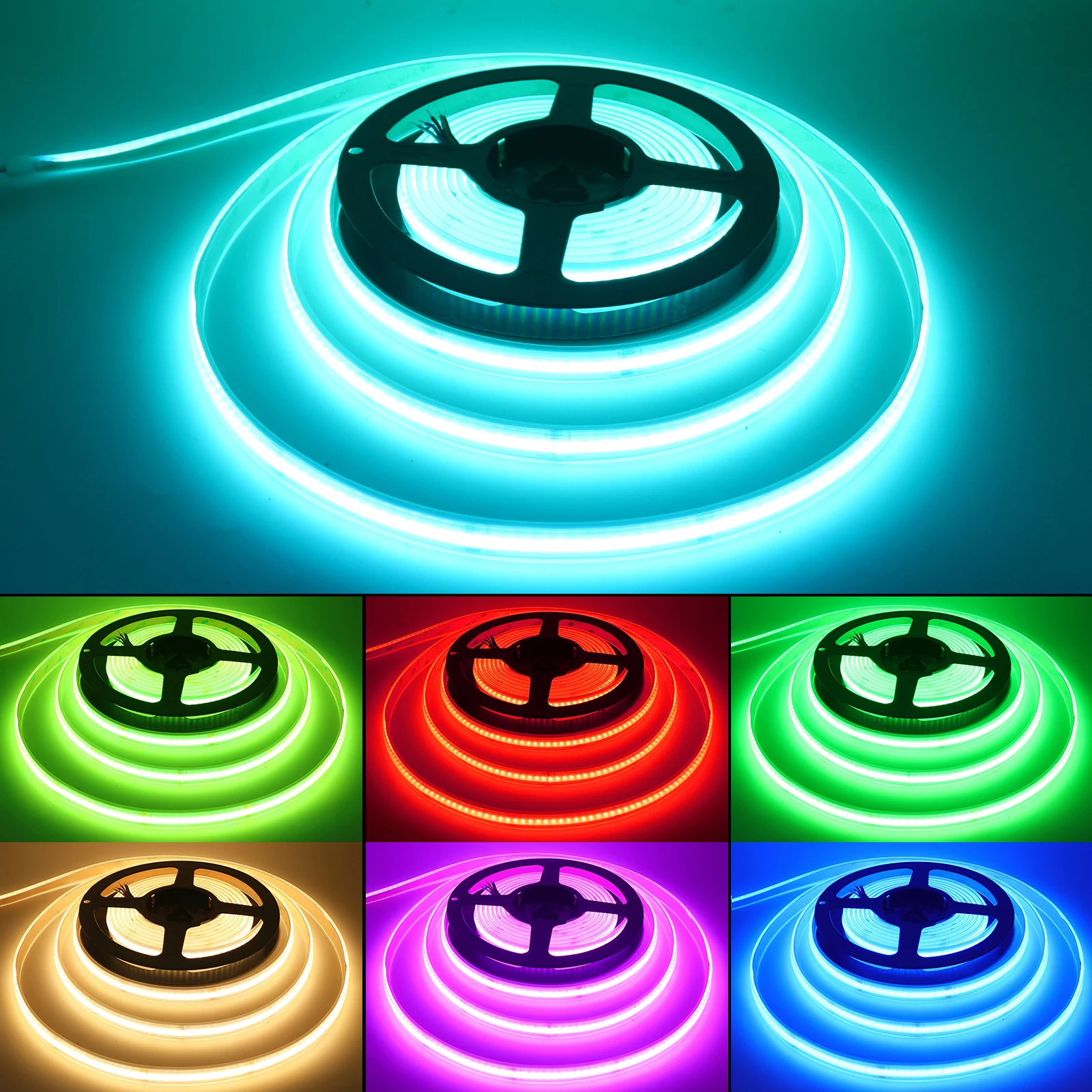 Ip67 Buis Waterdichte Rgbw Rgbww Cob Led Strip 24V 784Leds/M Flexibele Led Tape Diode Flexibel Lint