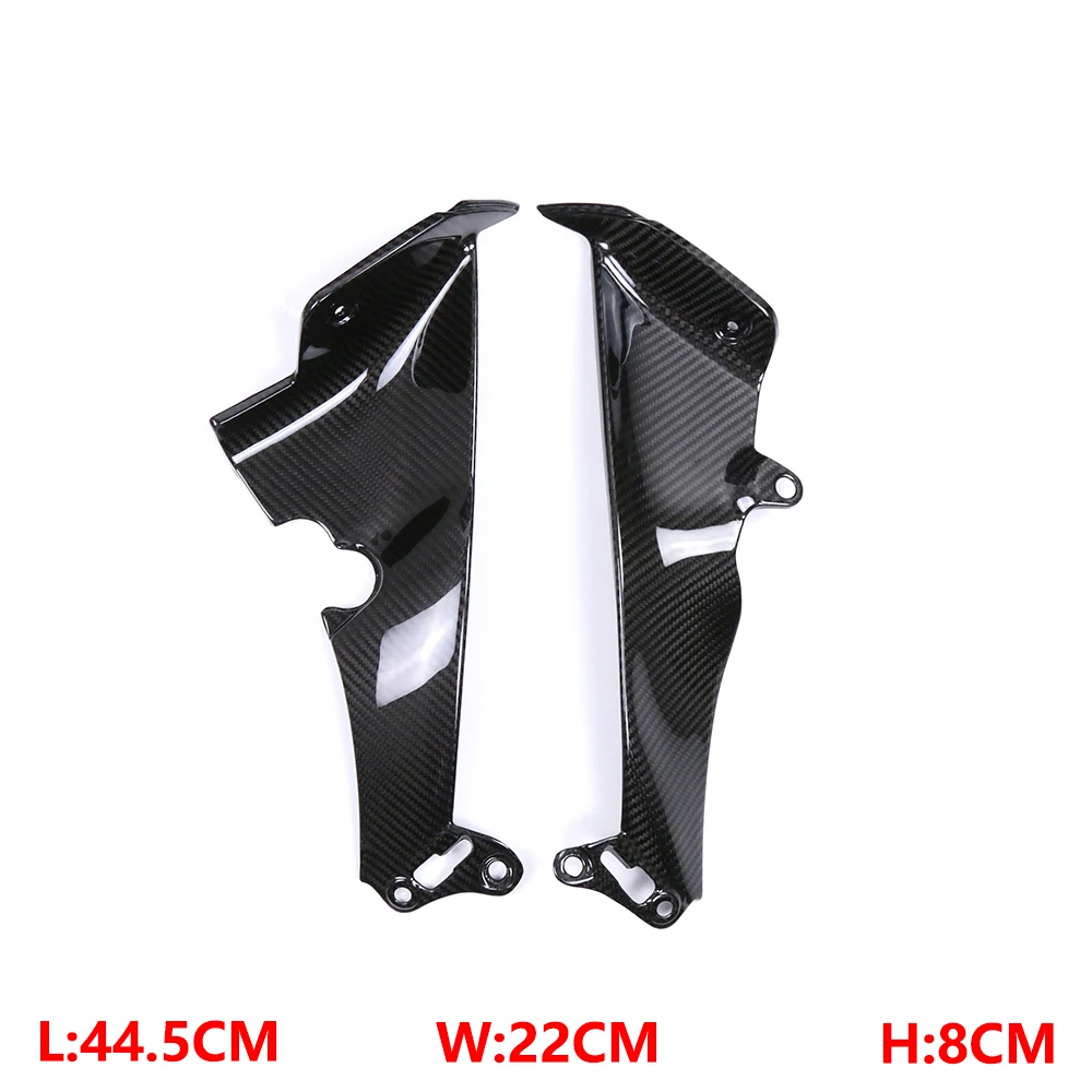 For YAMAHA YZF R1 R1M 2009 - 2014 100% 3K Carbon Fiber Side Panels Fairings Motorcycle Parts 2010 2011 2012 2013