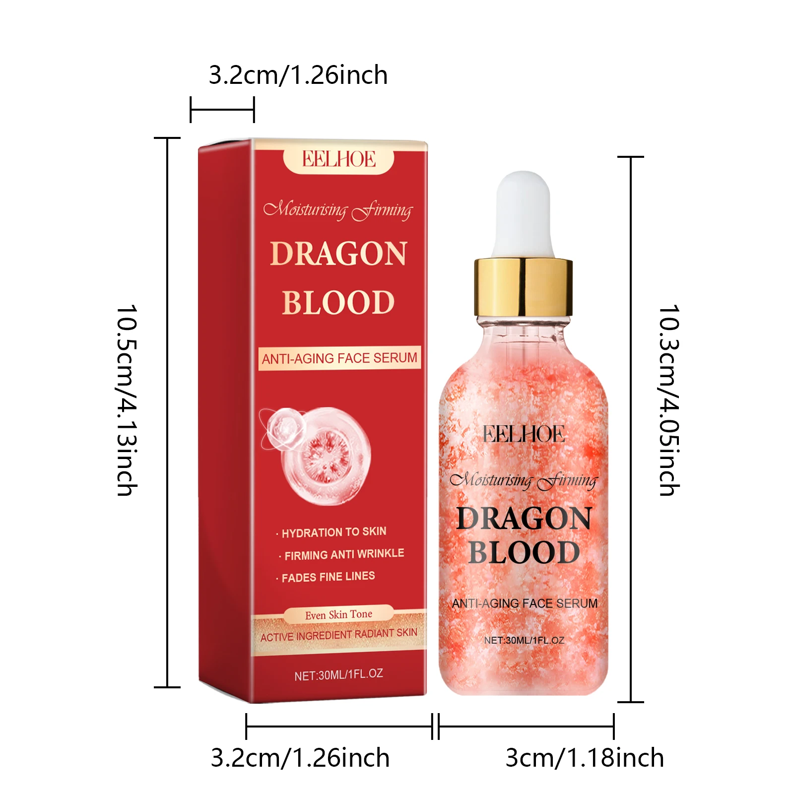 Dragon Blood Facial Serum Fade Fine Lines Lifting Firming Smooth Nourishing Brighten Face Skin Rejuvenation Essence Moisturizing image 6