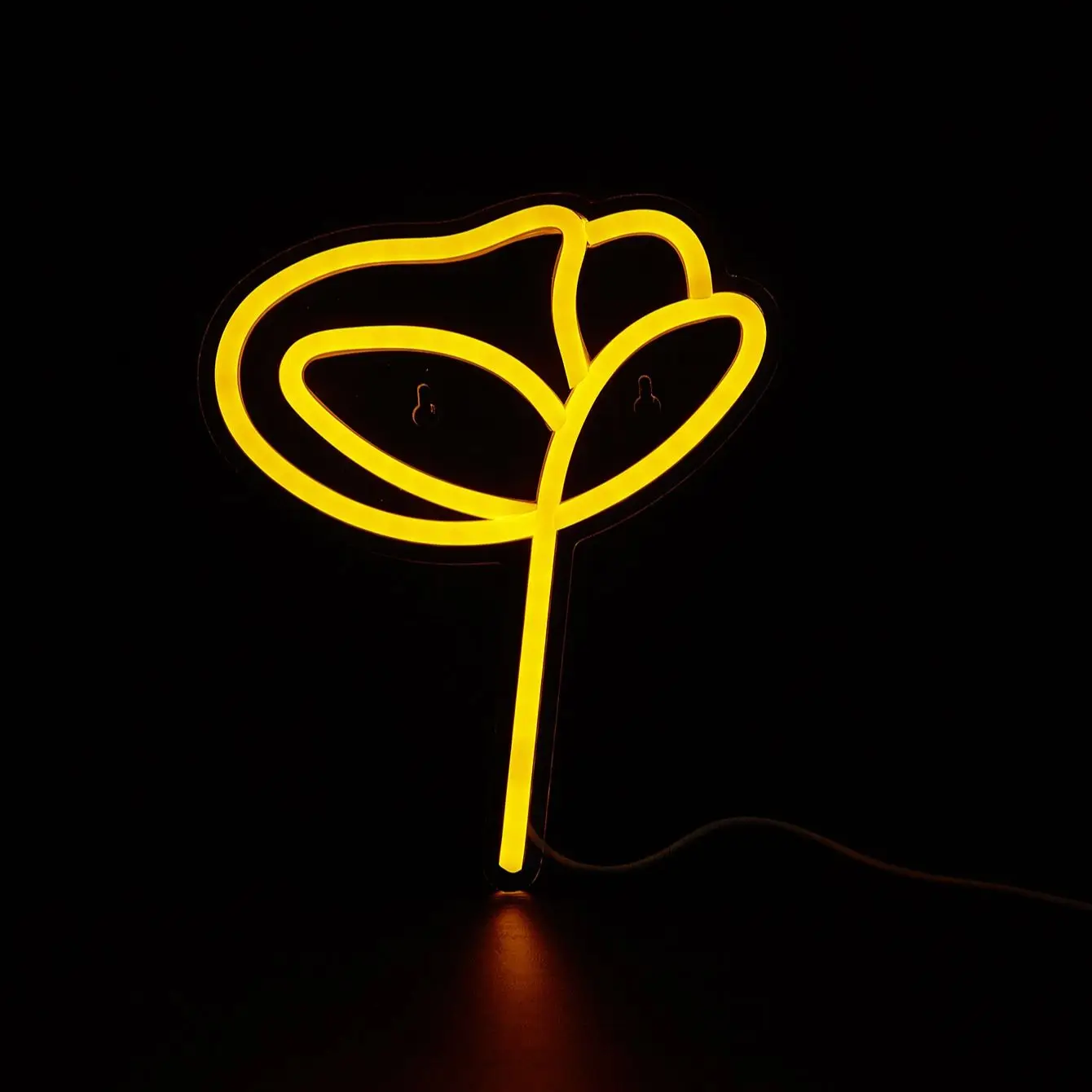 تشي شراء LED النيون الجنكة ورقة USB بالطاقة النيون علامات ضوء الليل ثلاثية الأبعاد جدار الفن غرفة نوم غرفة المعيشة مصباح ديكور علامات