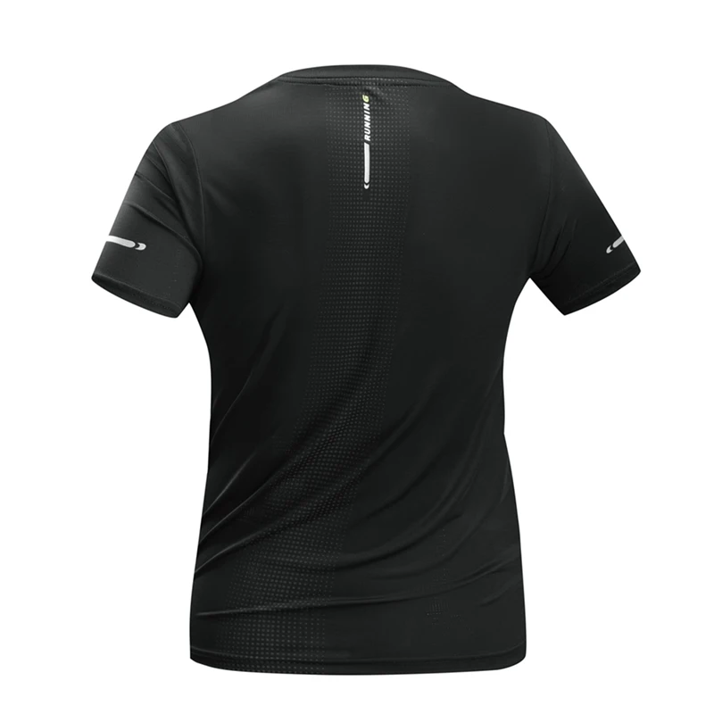 Men's Summer Ice Silk Sports Short Sleeves Outdoor Quick-Drying Breathable Cool T-Shirt Men Cycling Fitness Round Neck T-Shirt