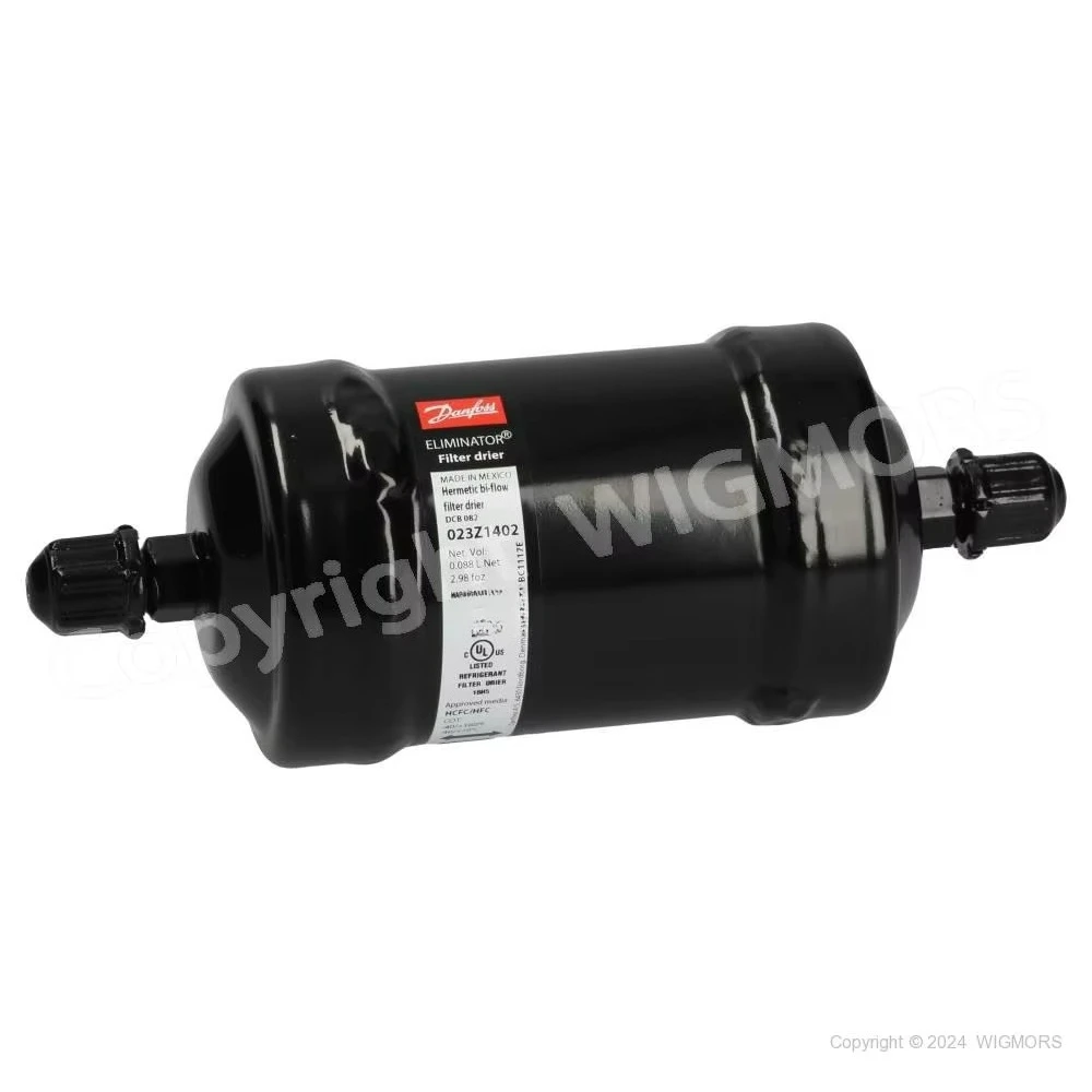 Danfoss Hermetic Bi-flow Filter Drier, DCB, 08 Cu.in., Steel, 023Z1402