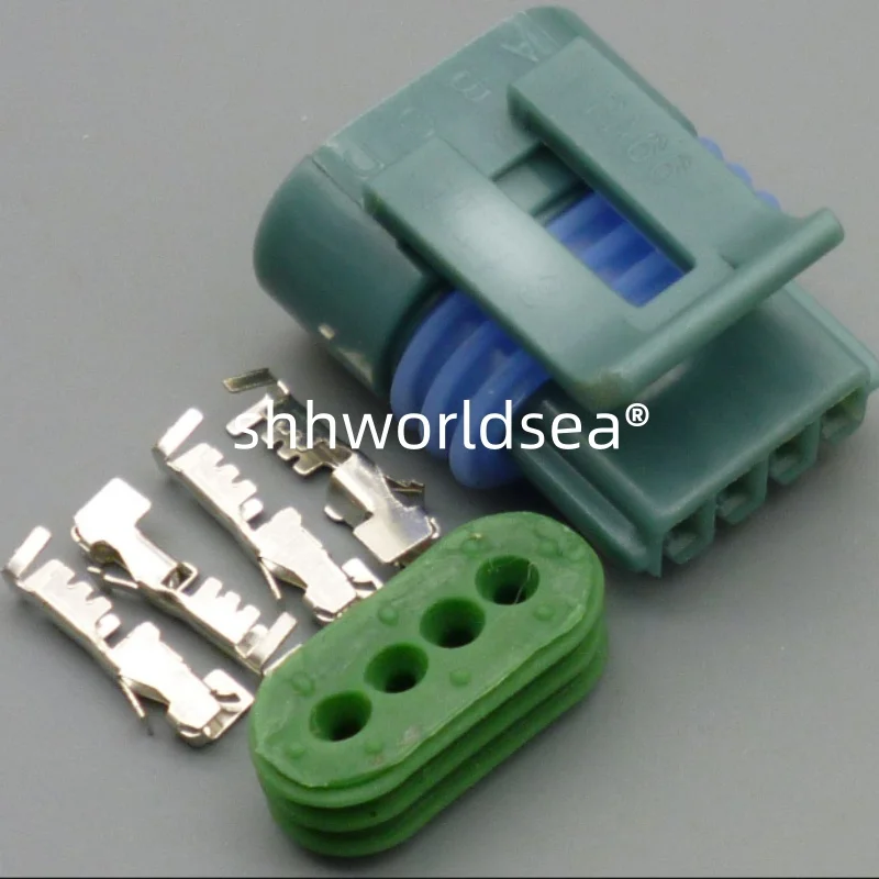 1/100set 4Pin Intake Pressure Sensor Connector Crankshaft Sensor Oxygen Sensor Wire Plug 12162833 12162834