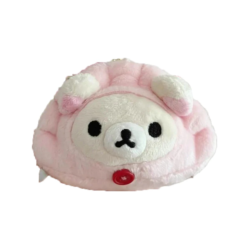 Kawaii Rilakkuma Plush Doll Keychain Cartoon Creative Dumpling Backpack Pendant Stuffed Toys Anime Peripheral Children Gifts 