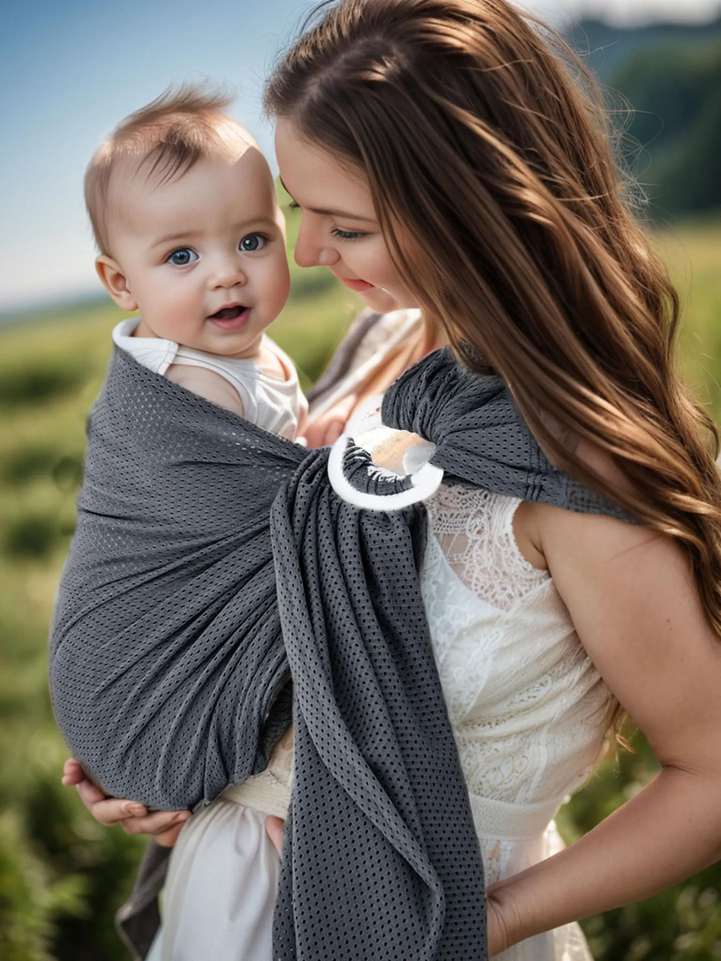 Baby Back Scarf Mesh Breathable Easy To Carry Going Out Baby Wrap Carrier Newborn To Toddler Stretchy Baby Sling 0-36 Months