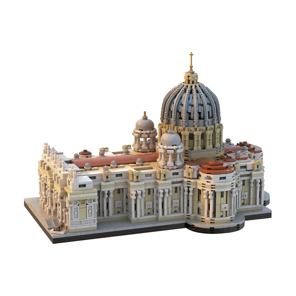 

Gobricks MOC Saint Peter's Basilica Bricks Model Renaissance Vatican City St. Peter's Basilica Building Blocks Christendom Toys