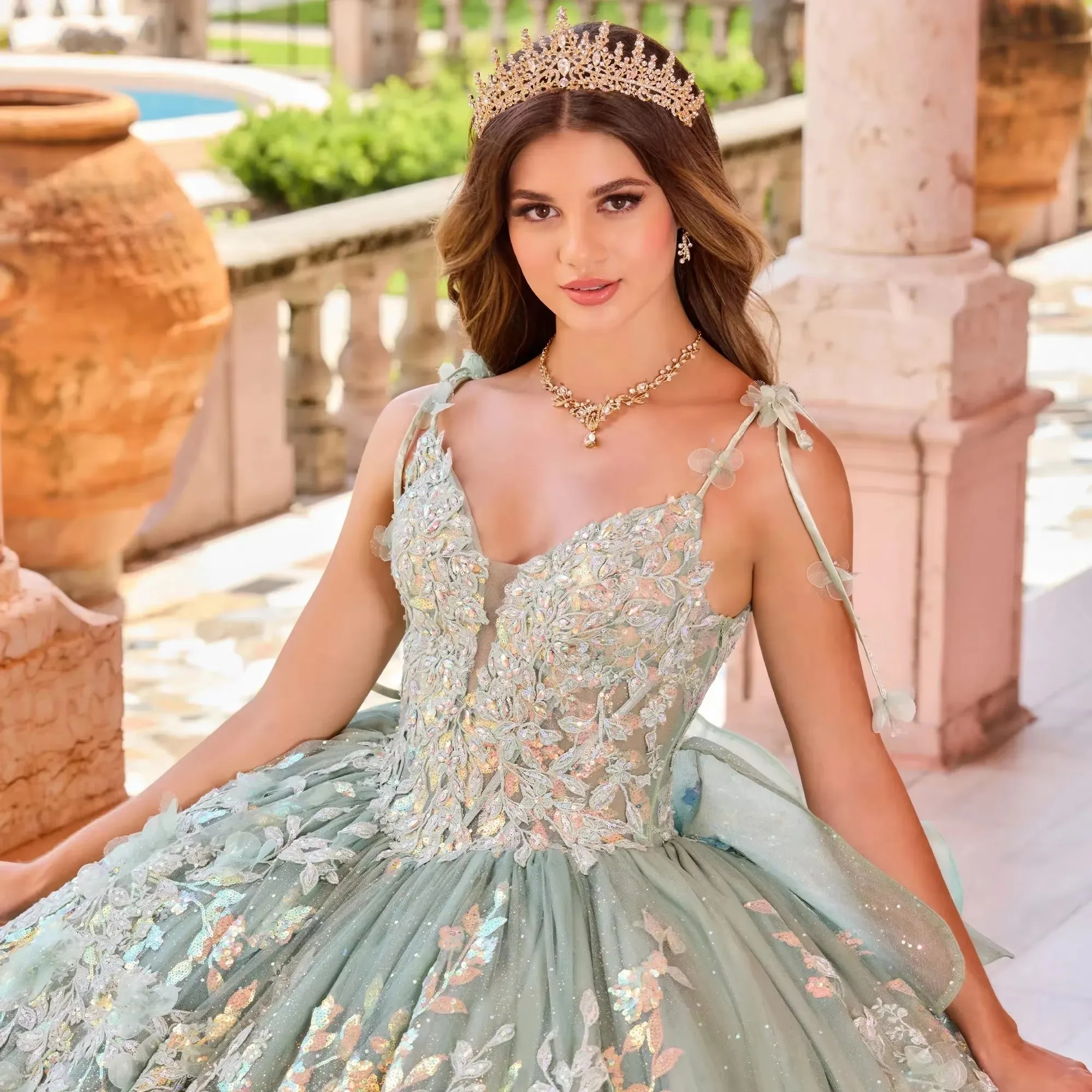 ANGELSBRIDEP Лавандовое платье Quinceanera бальное платье 3D Цветы аппликация бисером бант сзади милое 16 Vestidos De 15 лет День рождения Лидер продаж