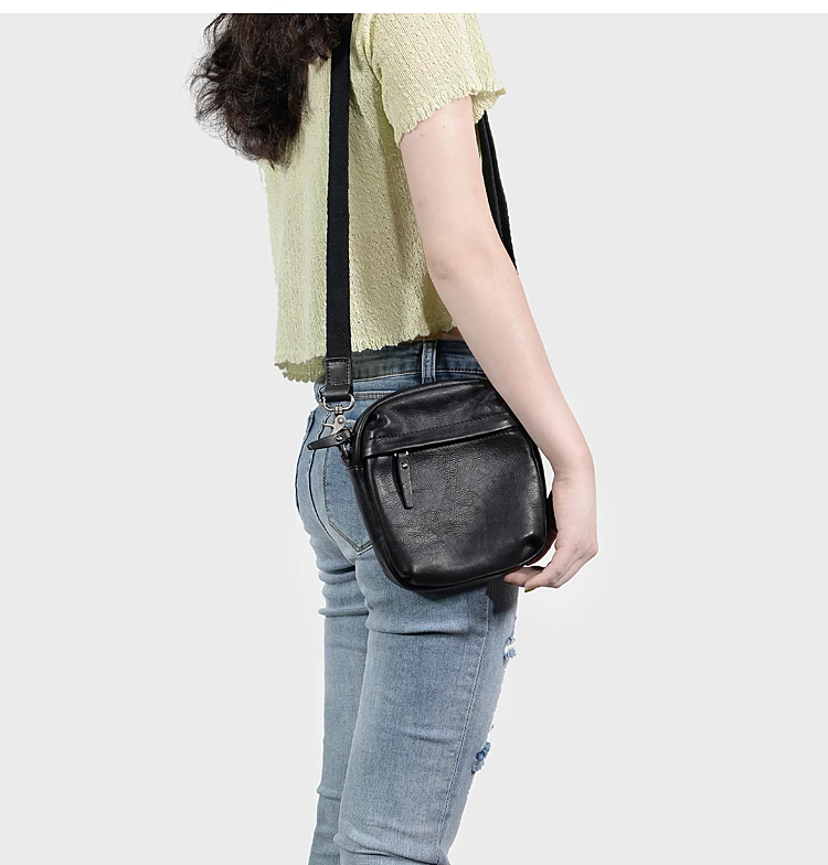 2026 New 2026 Simple  Women's Bag Genuine Leather Small Shoulder Crossbody Bag Female Messenger Bag Fashion Trend Ladies Street