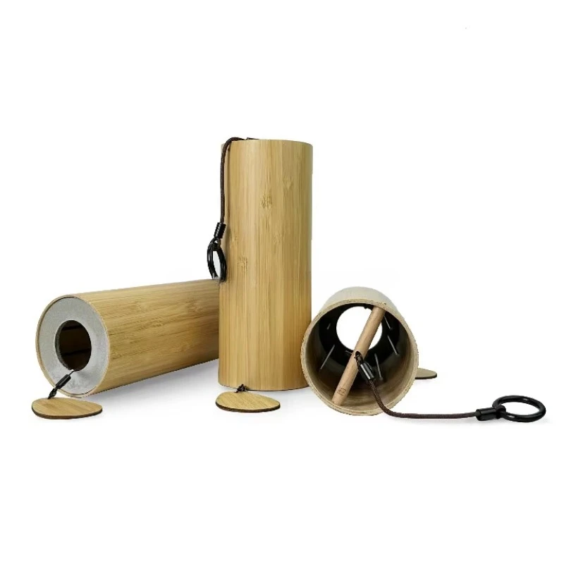 

Bamboo Wooden Memorial Wind Music Chimes Bells Use for Sound Healing Meditation