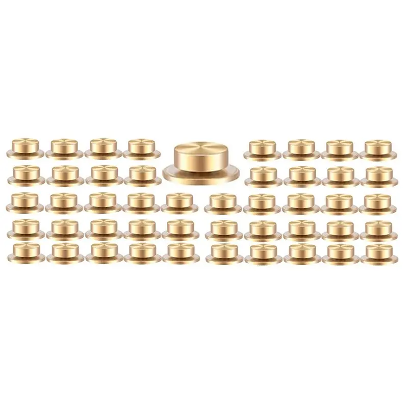CHCH Mini Metal Rotating Bearings 50Pcs For DIY Handmade Crafts Paper Cards Scrapbooking Cards 360° Rotation Smooth Spin
