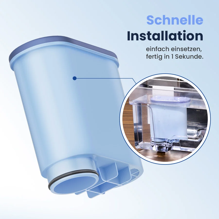 Reimo 6er-Pack Kaffeemaschinen-Wasserfilter kompatibel mit Philips AquaClean Wasserfilter, 3200 Espresso-Maschine Filter für Kaffeevollautomaten, spezieller Anti-Kalk-Filter (CA6903)