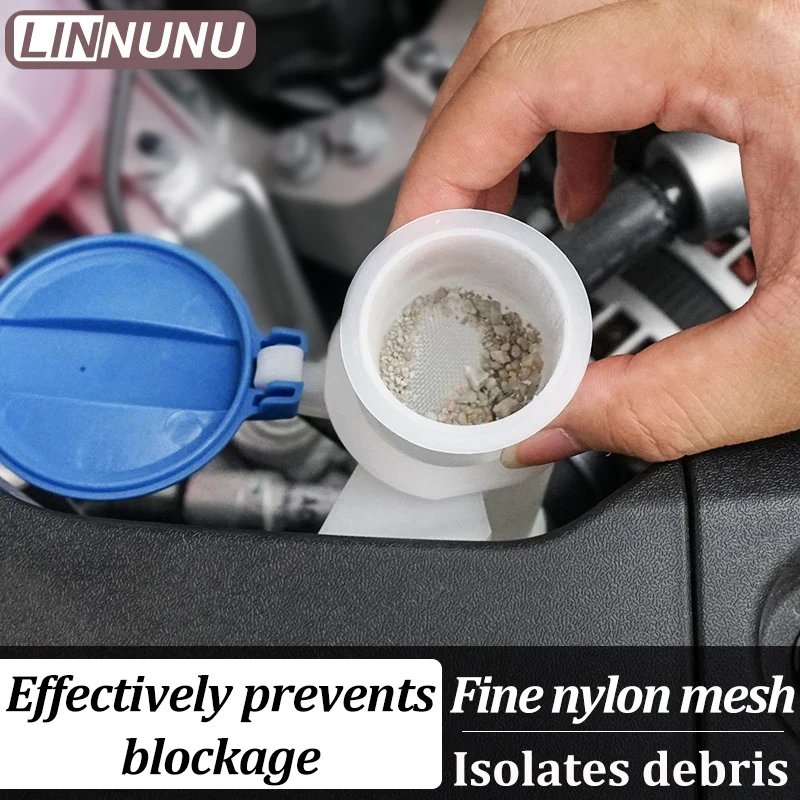 LINNUNU Car Water Filter Screen Wiper Glass Water Filler Funnel Fit for Geely KX11 Monjaro Manjaro XingyueL Modified Accessories