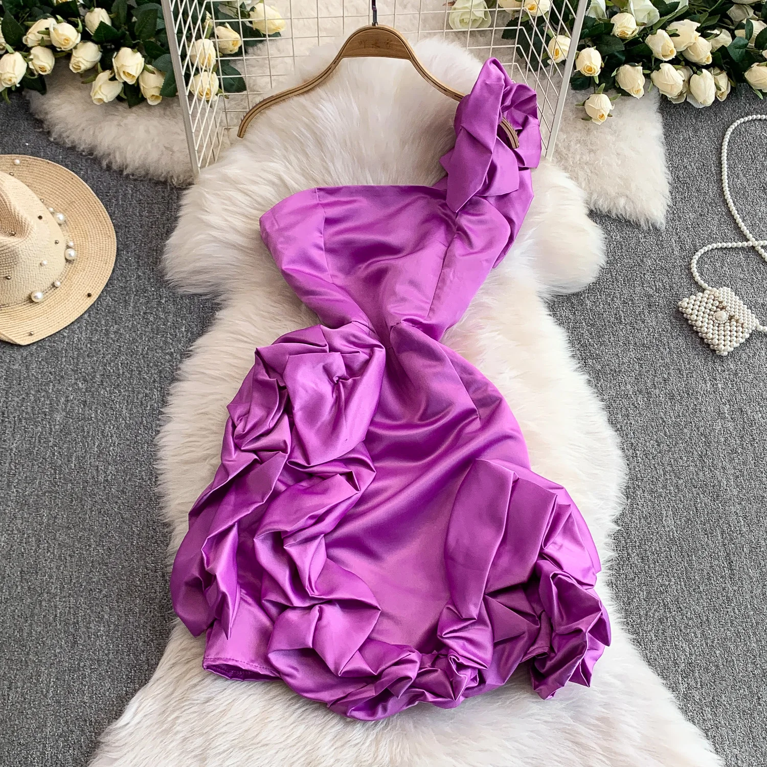 

Casual chic slim fit Dress French high street clothing mini dress women clothing ceremony dresses