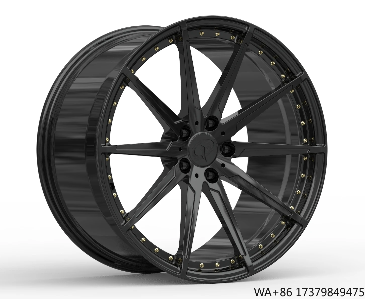 

Кованые моноблочные колеса нестандартного размера с цветным логотипом, 18 19-дюймовых легких гоночных дисков для BMW, Maserati GT