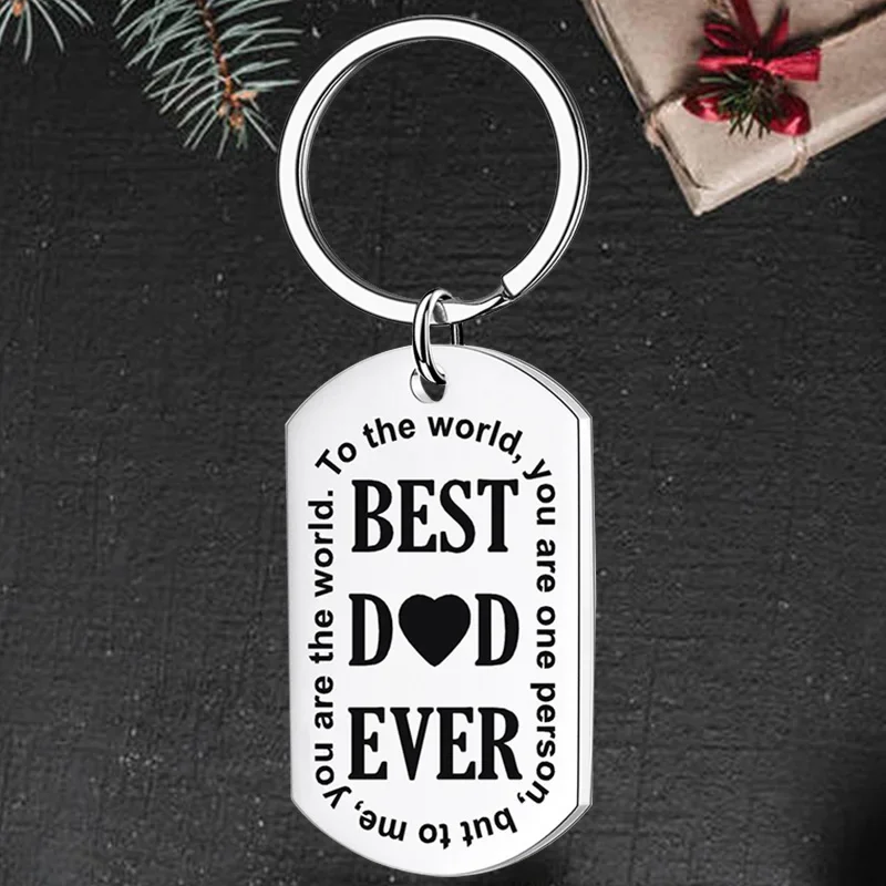 

Милый подарок на день отца, брелок-подвеска для папы, лучший брелок для папы всех времен