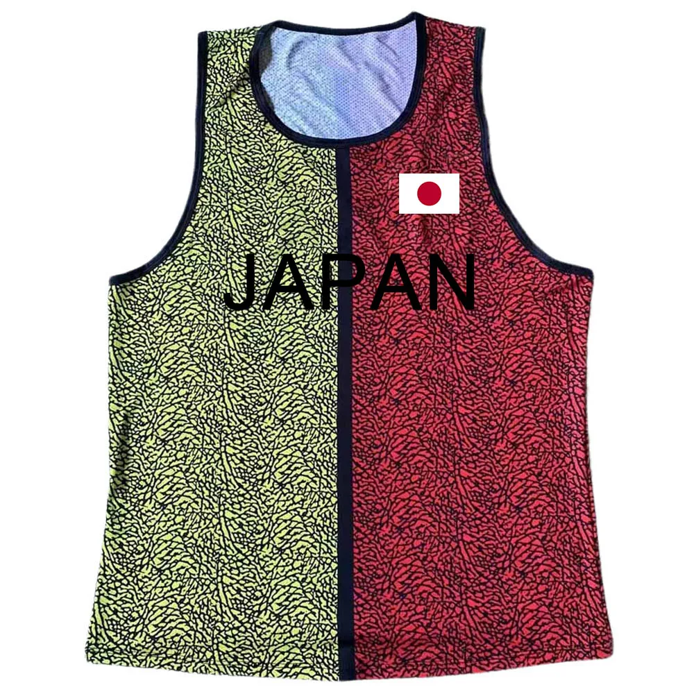 JAPAN Men\'s Athletic Running Tank Top Ultra Lightweight Marathon Singlet Y-Back Shirts Dry Fit Sleeveless Tank Tops