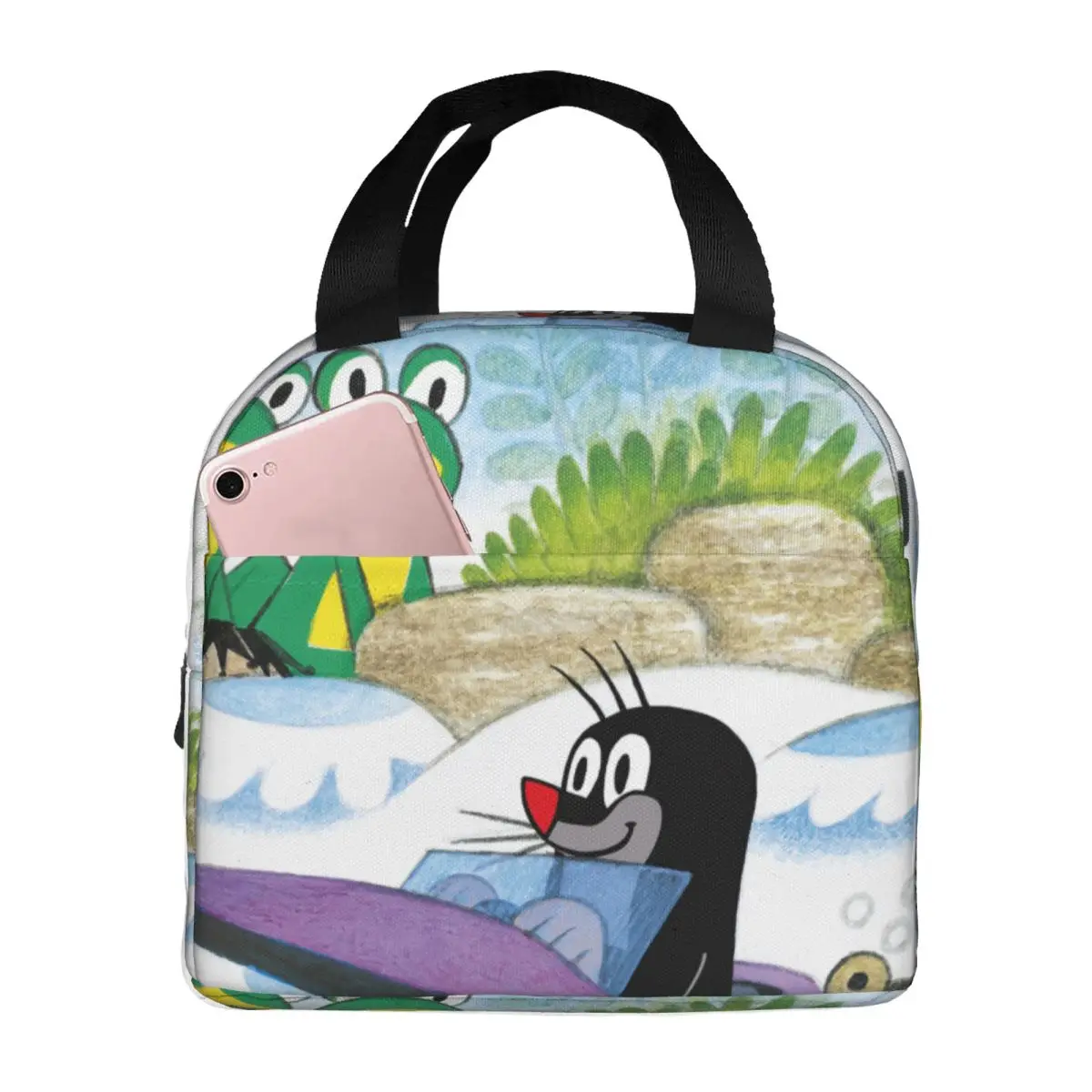 The Mole Cartoon Comics Thermal Insulated Lunch Bag Women Czech Cartoon Krtek Mole Resuable Lunch Container Storage Food Bog
