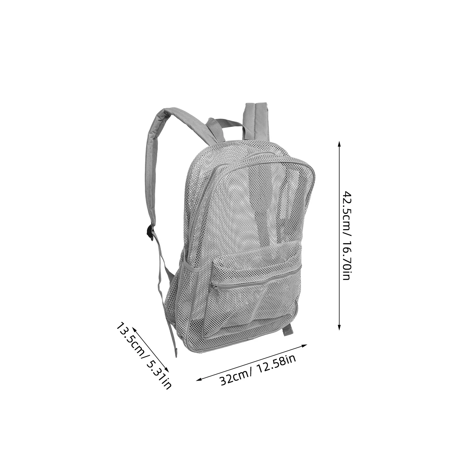 Mesh Backpack Heavy Duty Breathable Beach Swim Bag for Gym Sports Hiking Trekking Travel Summer Vacation