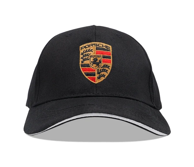 Car Logo Embroidery Snapback Baseball Cap Adjustable Casual Hats For Porsche 918 Taycan Panamera Cayenne Boxster Cayman