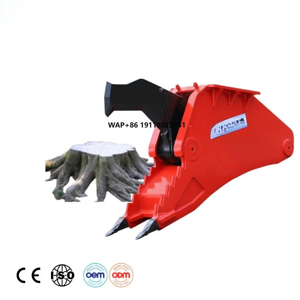 

1-5Ton Excavator Tree Root Cutter Sharp Pruning Tool for Digging Chopping and Removing Deep Roots Easily