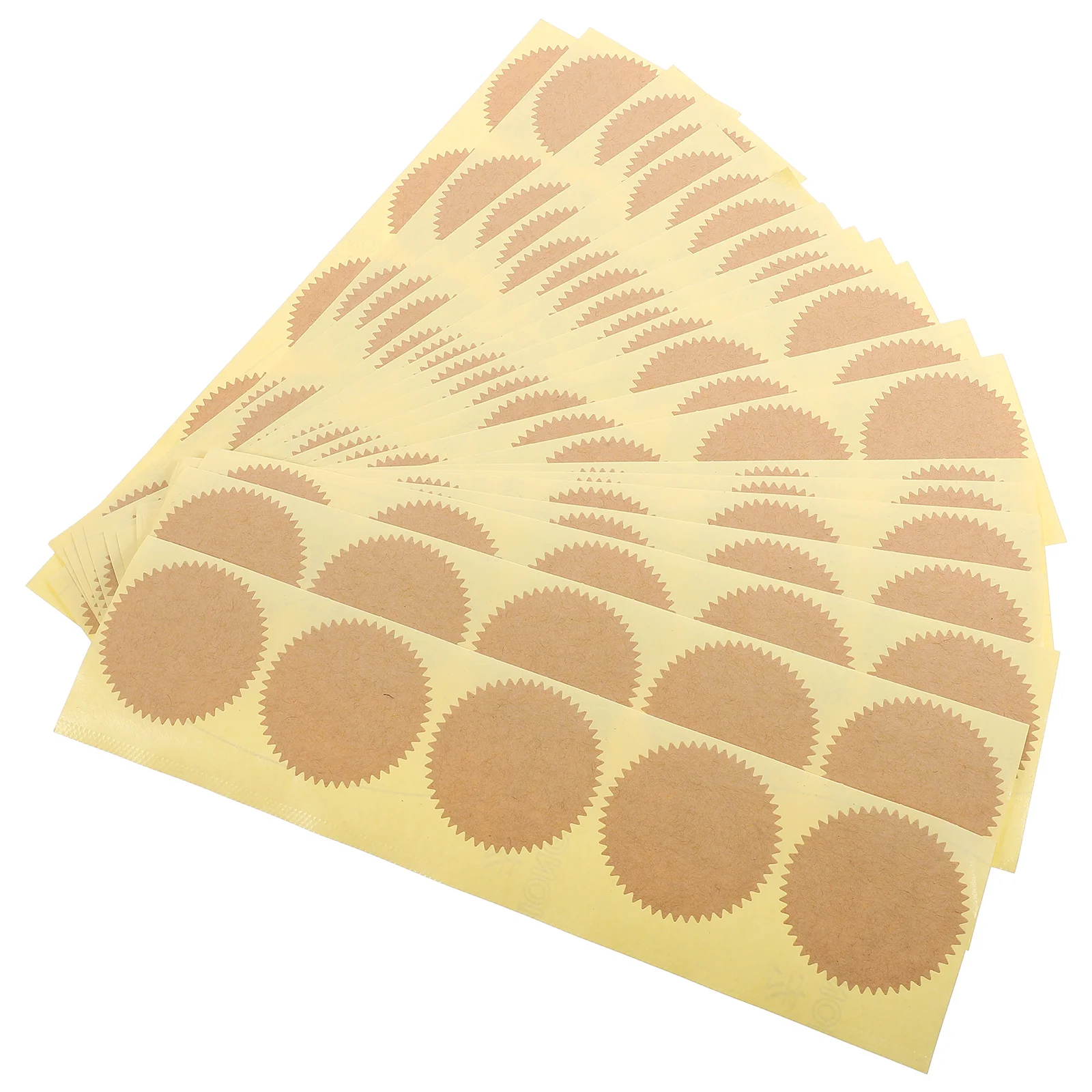 

100 Pcs Aluminum Foil Stencil Sticker Nail Paper Stickers for Certificate Diploma