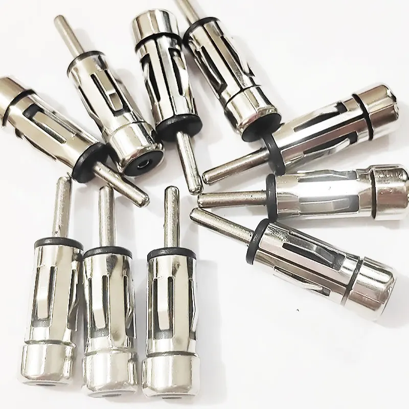 Car Vehicles Radio Stereo ISO To Din Aerial Antenna Mast Adapter Connector Plug for Car Radio Stereo Autoradio Fit Most Types