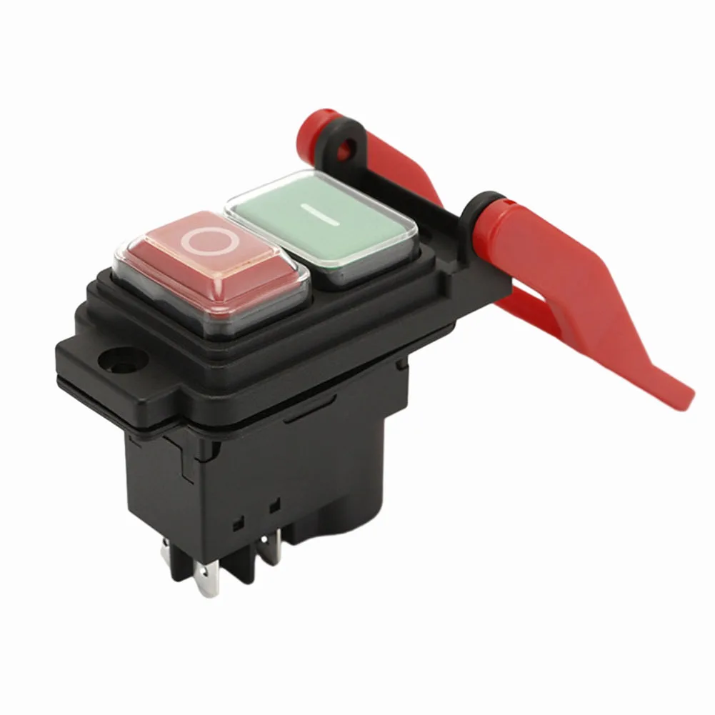 

1pc 117*68.6mm AC250V 16A 5PIN Undervoltage Protection Button Electromagnetic Switch Electrical Equipment Accessories
