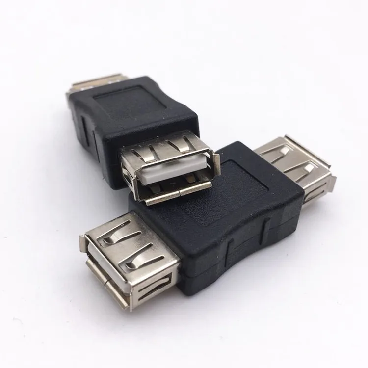 10pcs USB 2.0 female adapter dual female interface computer USB female to female connector extension connector AF/AF EL Products