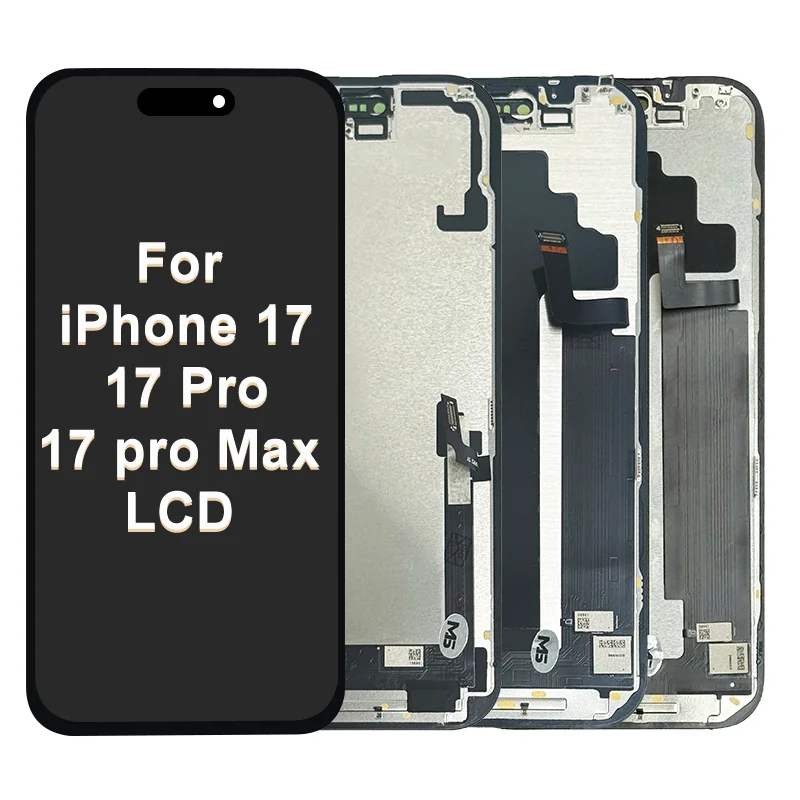 AAA+ OLED-Display für iPhone 17 LCD 3D Touchscreen Digitizer Incell für iPhone 17 Pro Bildschirm 17 Pro Max LCD Ersatzteile