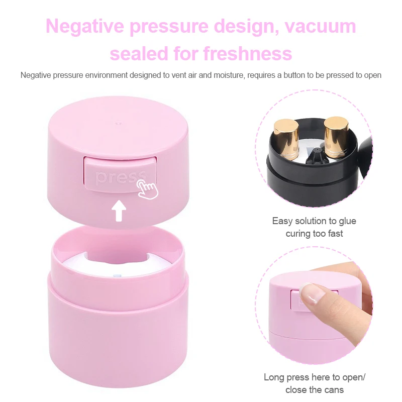 Eyelash Glue Storage Tank Holder Container Adhesive Stand Sealed Jar Cosmetic Accessorie Grafting False Lashes Beauty Tools