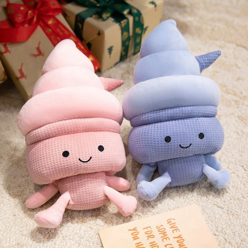 

Creative Summer Ice Cream Cone Plush Toys Kawaii Ice Cream Sweet and Interesting Girl Dolls for Children's Birthday