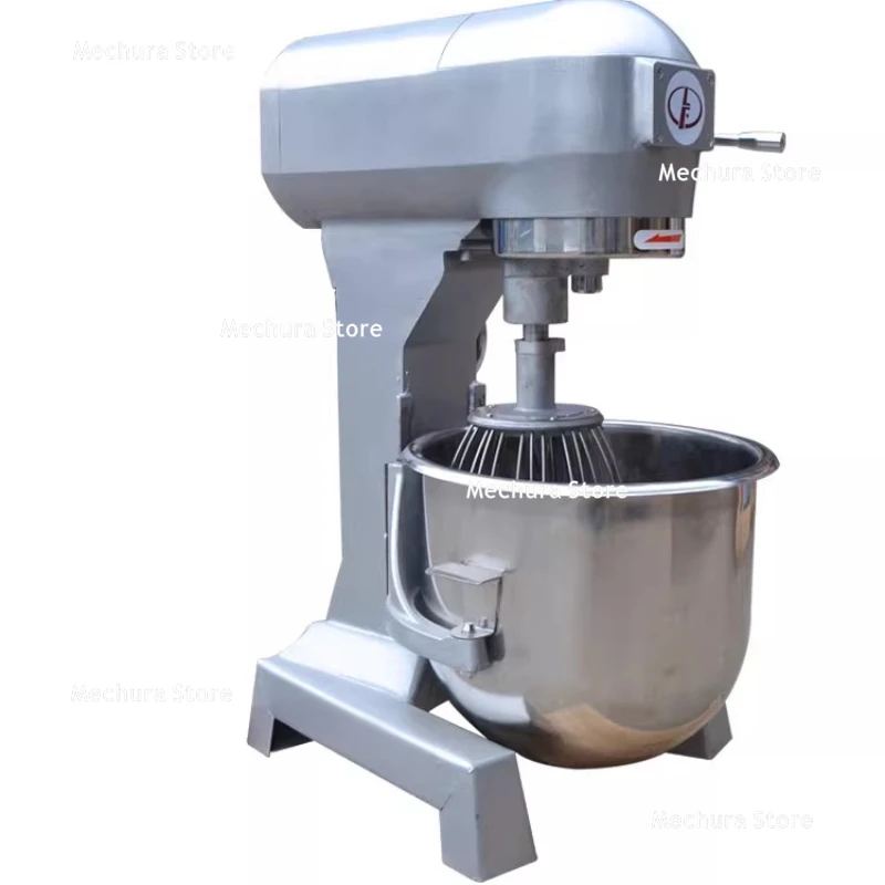 

Commercial Mixer: Multi-Purpose Dough Mixer, Egg Beater, Cream Whipper, Meat Filling Blender Cream Machine Dough Equipment JT40