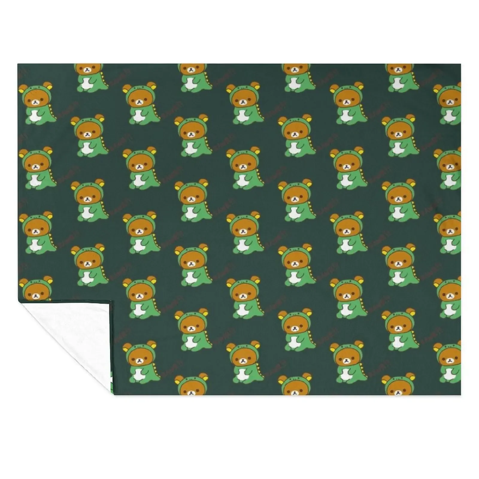 

Rilakkuma Rilakkuma Dino Dragon Костюм Пледы Кровать Модные флярные одеяла и пледы Постельные одеяла