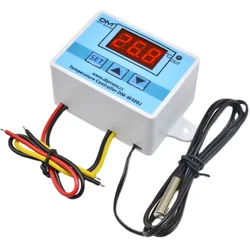 XH-W3002 W3002 AC 110V-220V DC 24V DC 12V Led Digital Thermoregulator Thermostat Temperature Controller Control Switch Meter